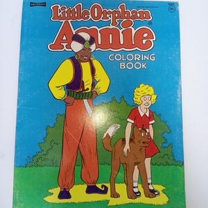 Little Orphan Annie Coloring Book with Blue Cover
